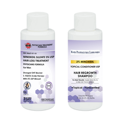 5% Minoxidil Solution With Panthenol Vitamin E and Caffeine: FDA Registered Hair Product 15000  Bottles