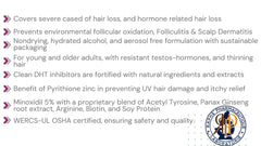 15% Trichogenoxil Overnight Hair Treatment Foam Mask with Natural Hot Oil 2 Months' Supply