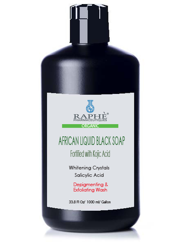 Organic Papaya Enzyme Liquid Scrub Soap With Kojic 2-32oz