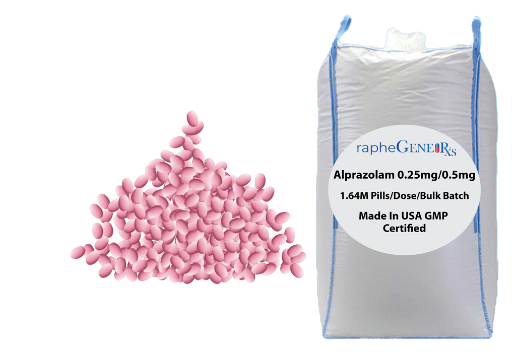 Alprazolam and Atorvastatin Bulk Contract Manufactured Oral Solid Dosages