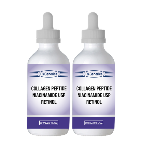 Retinol Collagen Peptide with Niacinamide USP Ingredients 2-Packs
