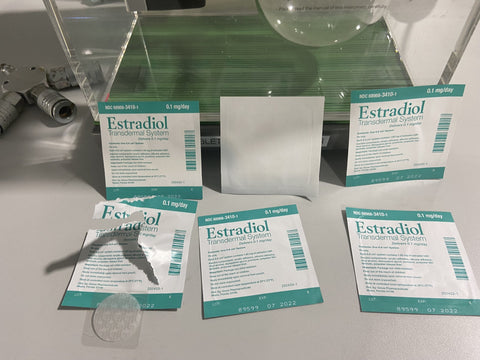 Estradiol Progesterone Hormone Replacement Transdermal Patches