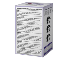 Emergency Hair Restoration Womens Hair Loss Solution With Biotin 2-Packs 4-Months Supply