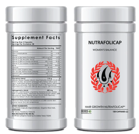 Nutrafolicapsules Private Label Oral Functional Hair Growth Supplement