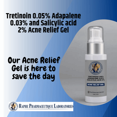Tretinoin 0.05% Adapalene 0.03% and Salicylic acid 2% Acne Relief Gel