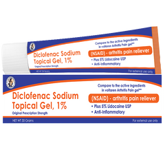 1% Sodium Diclofenac and 5% Lidocaine External Analgesic Private label 30 Grams & Transdermal Patches