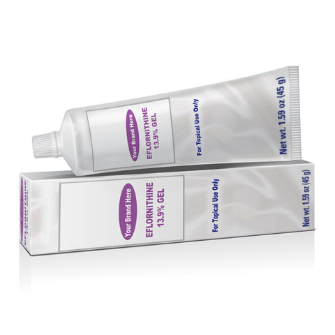 Eflornithine Hydrochloride 13.9% Salicylic Acid Cream For Facial Hair  Private Label