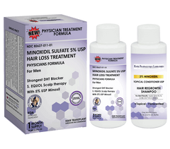 S-EQUOL Minoxidil Sulfate 5% Solution For Advanced Hair Loss Over 10 Years Prepacked