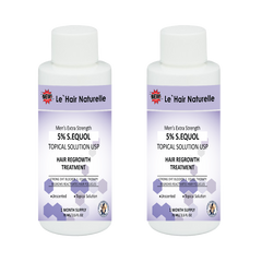 Natural Hair Care For Men with Minoxidil S.EQUOL Caffeine Vitamin E and Ketoconazole 5000 Unlabeled Units